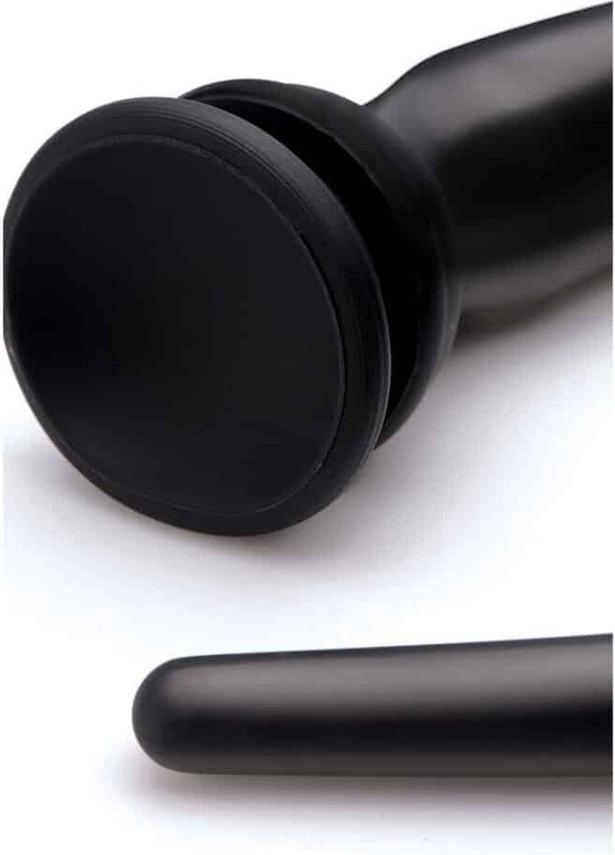 Hosed Extreme Siliconen Anaalplug - 50 cm - Zwart