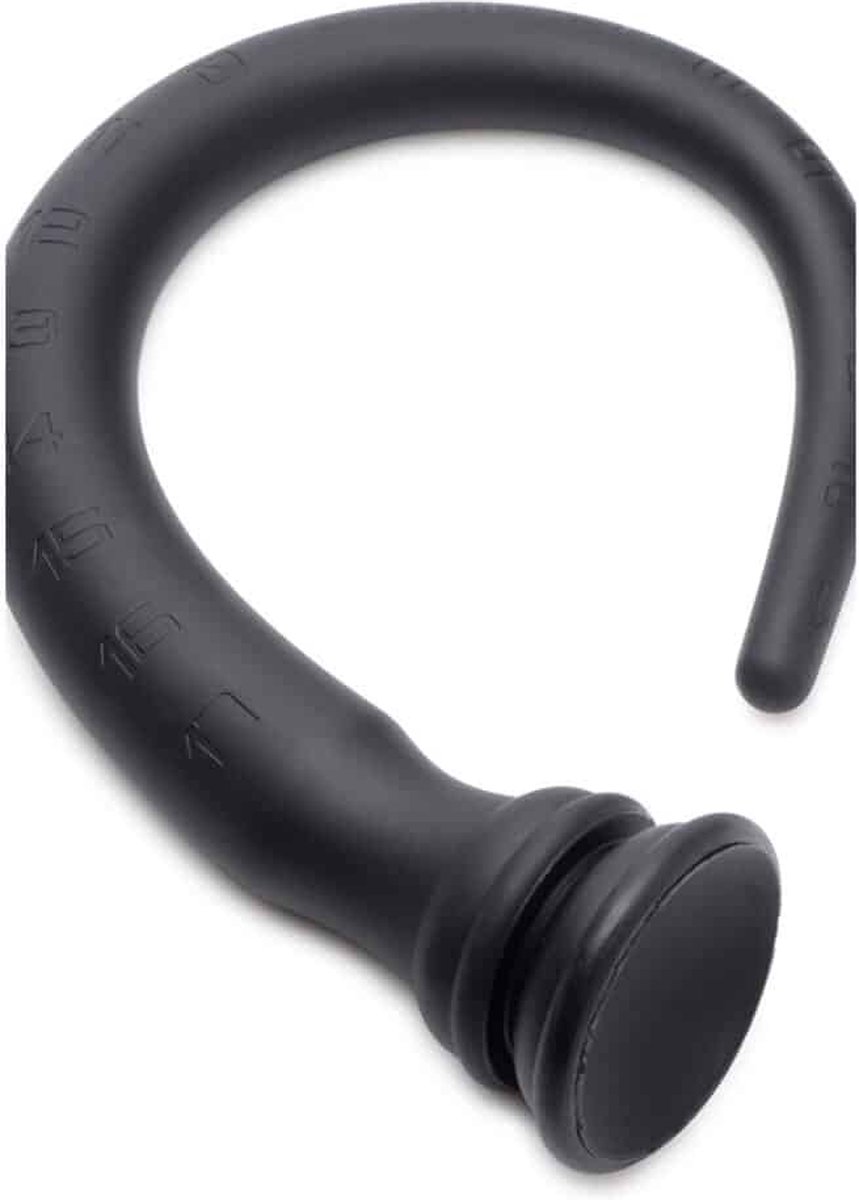 Hosed Extreme Siliconen Anaalplug - 50 cm - Zwart