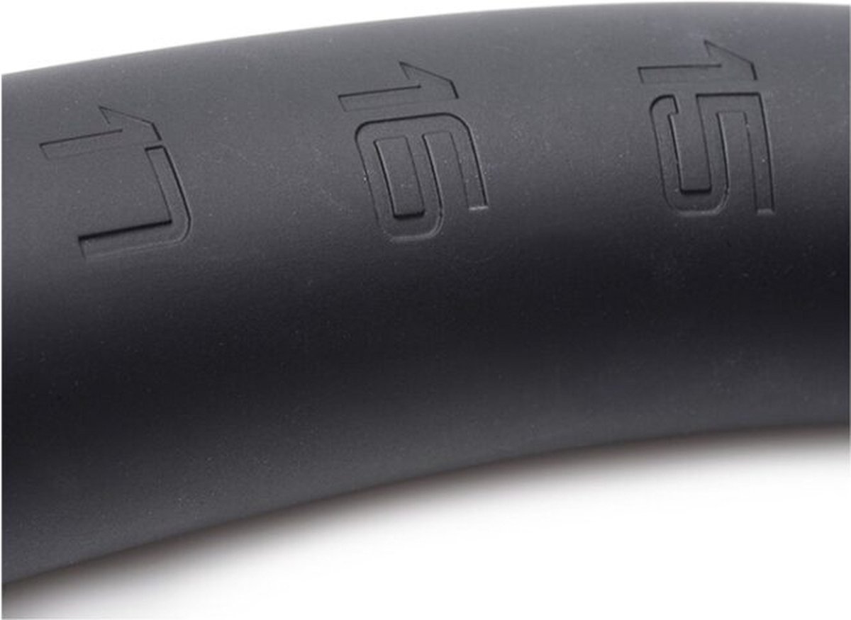 Hosed Extreme Siliconen Anaalplug - 50 cm - Zwart