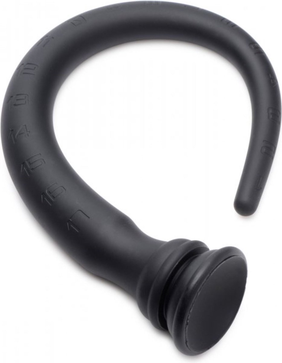 Hosed Extreme Siliconen Anaalplug - 50 cm - Zwart