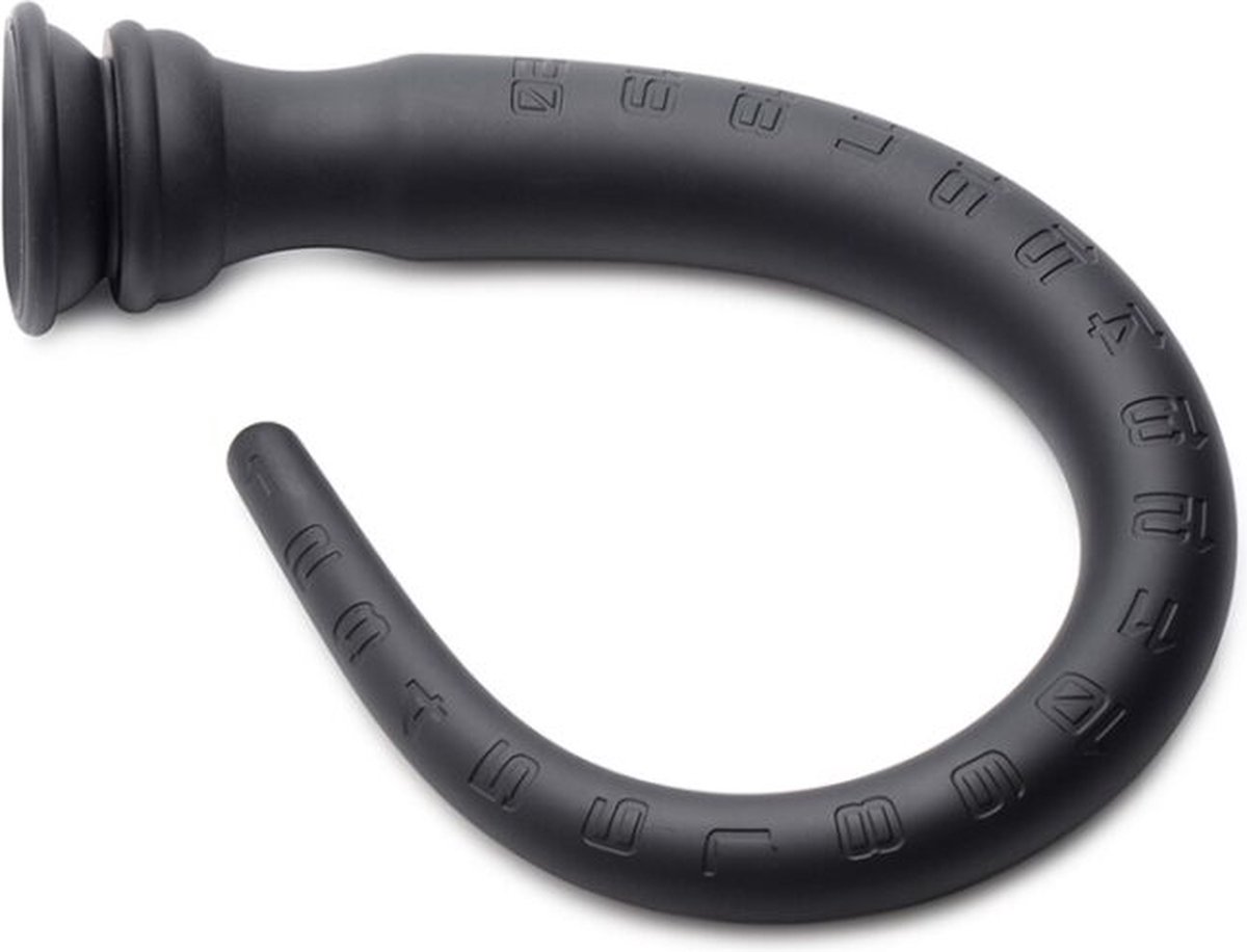 Hosed Extreme Siliconen Anaalplug - 60 cm - Zwart