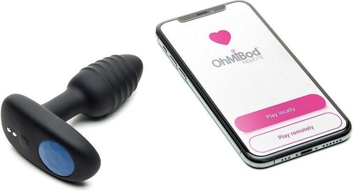 Ohmibod - Lumen Vibrerende Anaalplug App Controlled - Zwart
