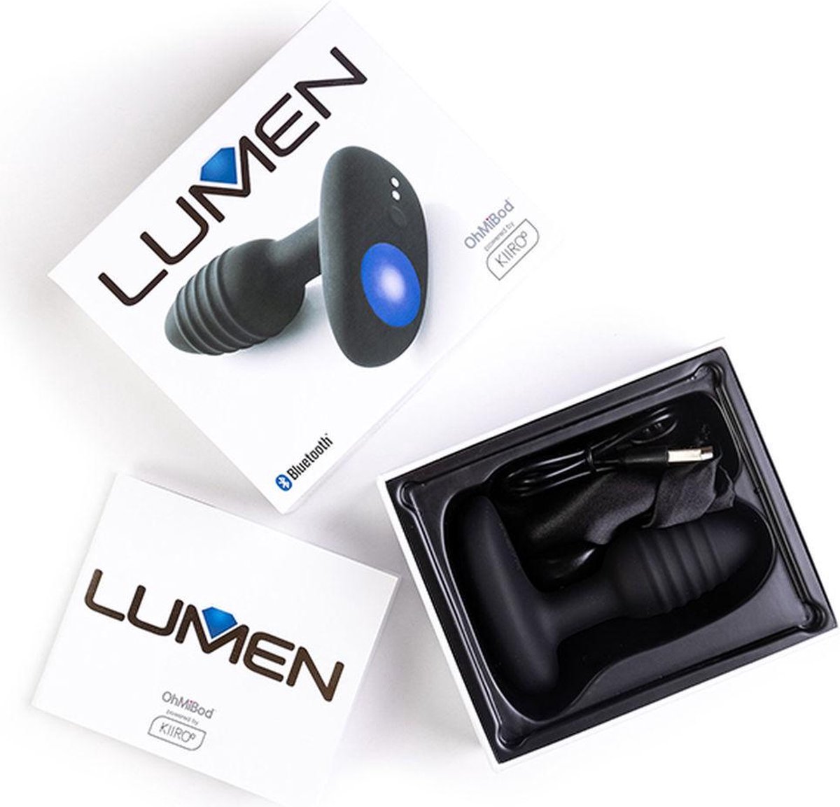 Ohmibod - Lumen Vibrerende Anaalplug App Controlled - Zwart