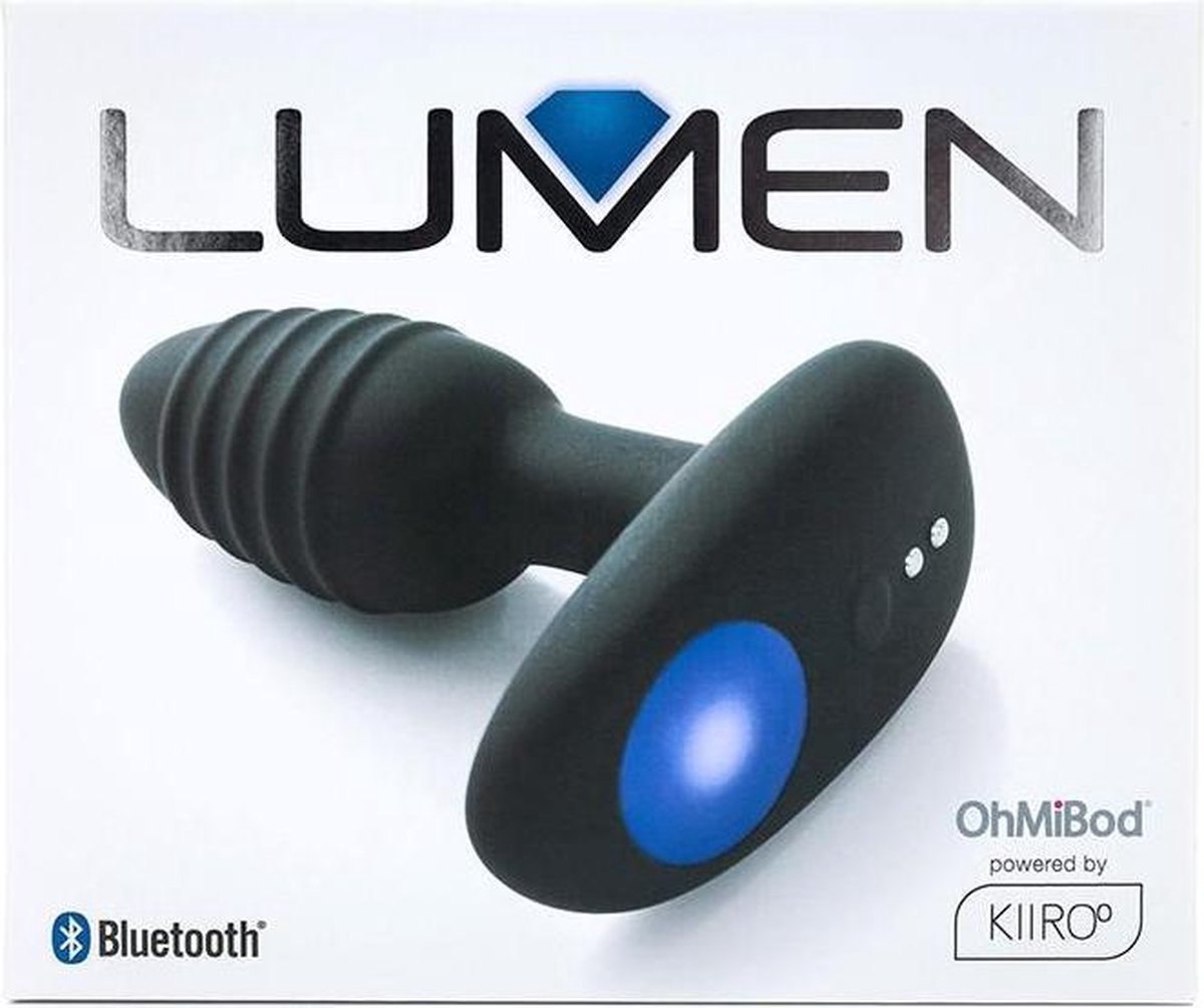 Ohmibod - Lumen Vibrerende Anaalplug App Controlled - Zwart
