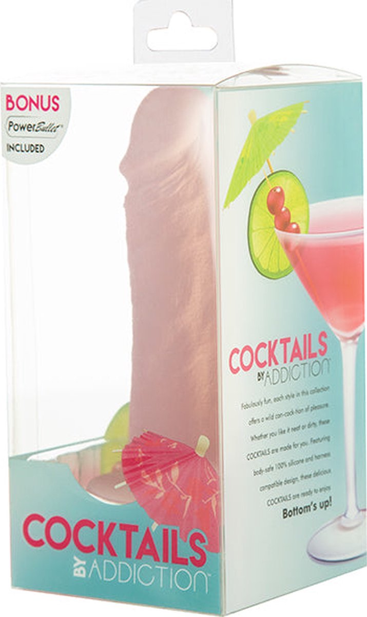 Addiction - Cocktails Siliconen Dildo - Peach Bellini - Oranje