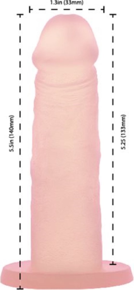 Addiction - Cocktails Siliconen Dildo - Peach Bellini - Oranje