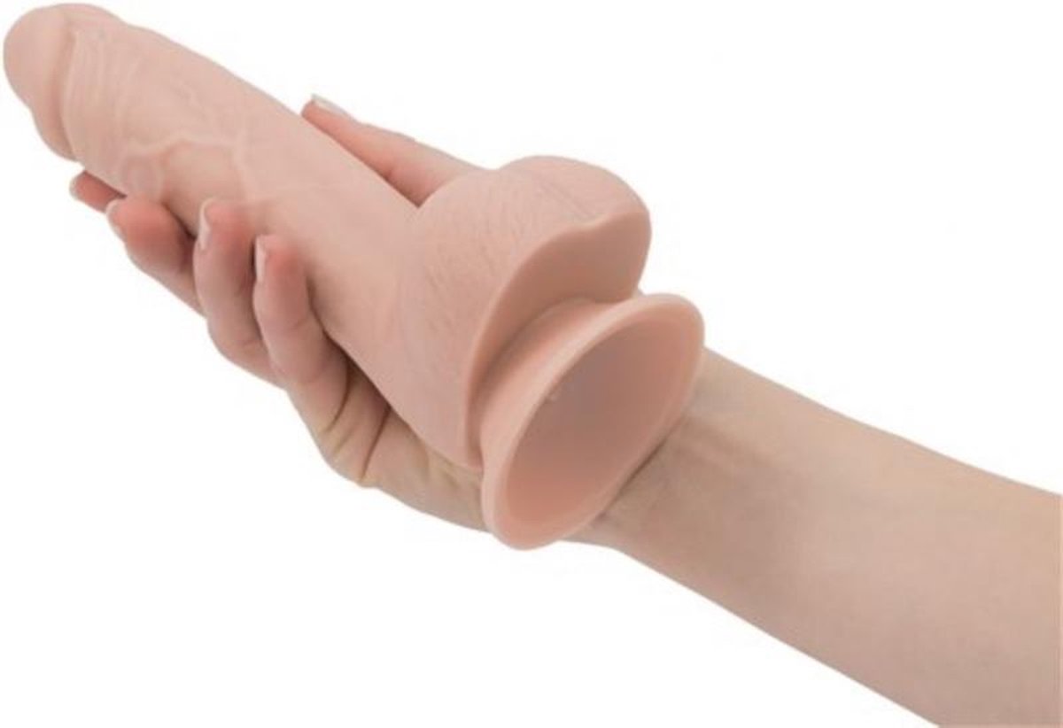 Addiction - Mark Dildo Met Zuignap - 19 cm - Beige