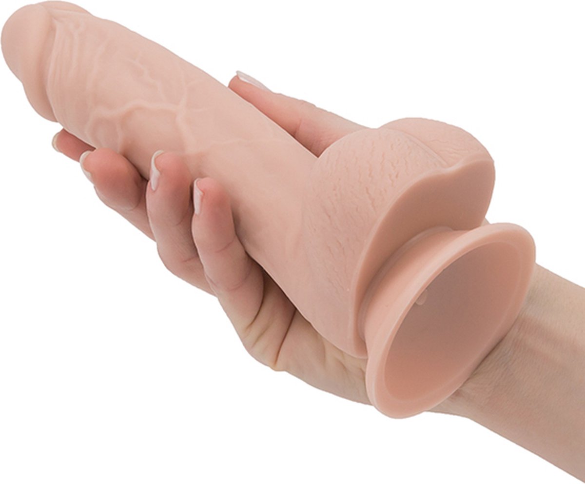 Addiction - Mark Dildo Met Zuignap - 19 cm - Beige