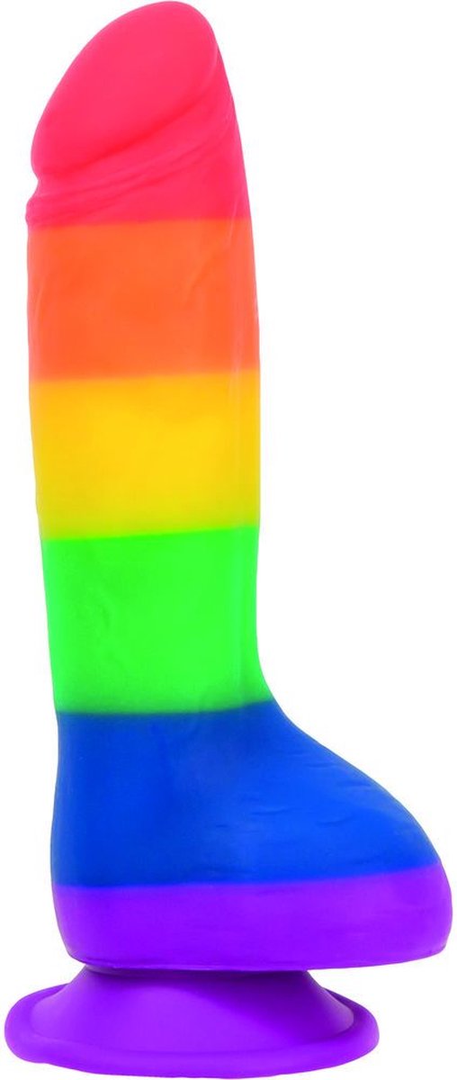 Addiction - Justin Rainbow Siliconen Dildo - 20 cm