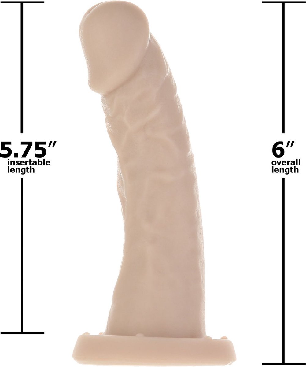 Addiction - Edward Dildo Met Zuignap - 15 cm - Beige