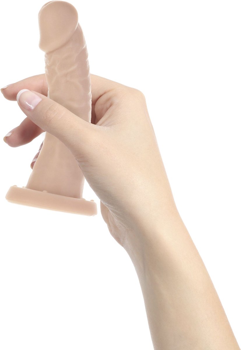 Addiction - Edward Dildo Met Zuignap - 15 cm - Beige