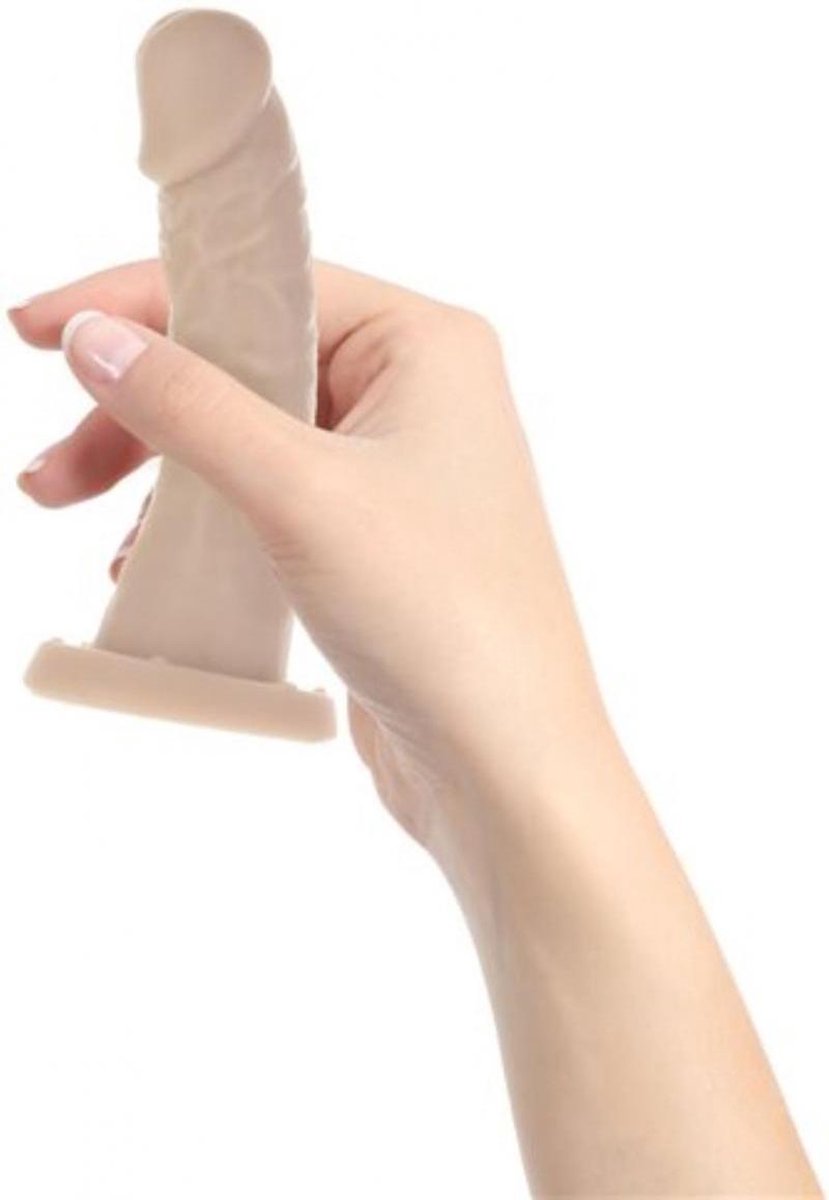 Addiction - Edward Dildo Met Zuignap - 15 cm - Beige