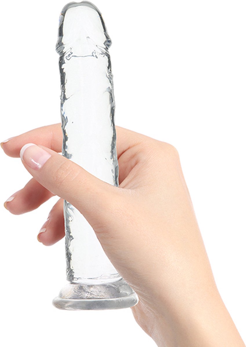 Addiction Crystal - Transparante Dildo - 18 cm