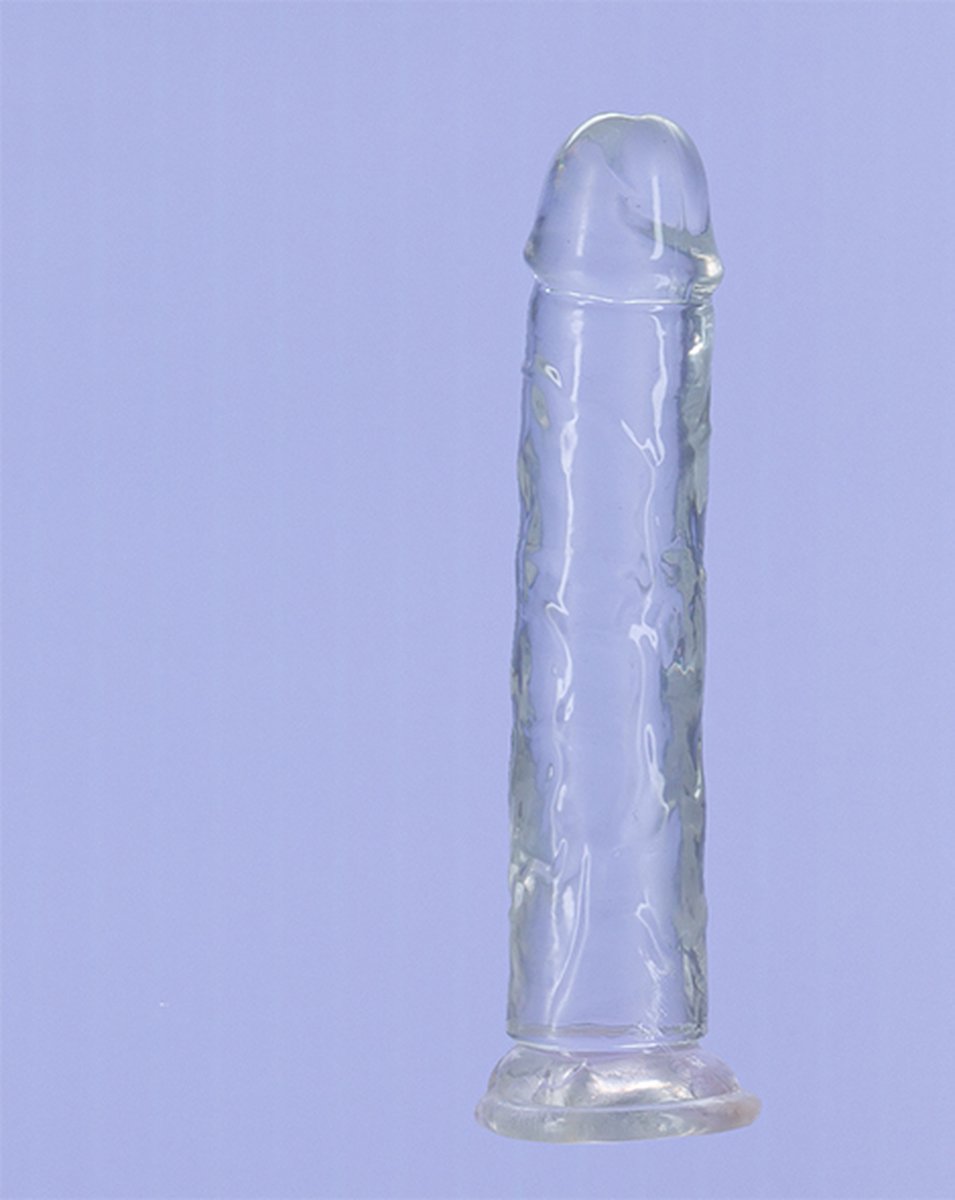 Addiction Crystal - Transparante Dildo - 18 cm