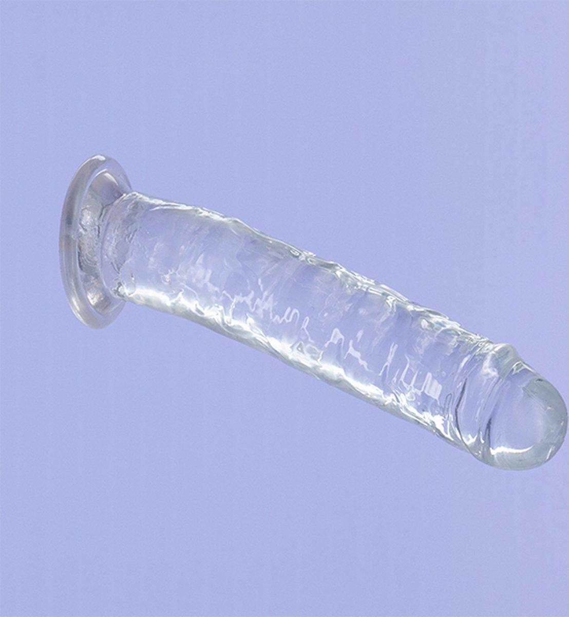 Addiction Crystal - Transparante Dildo - 18 cm