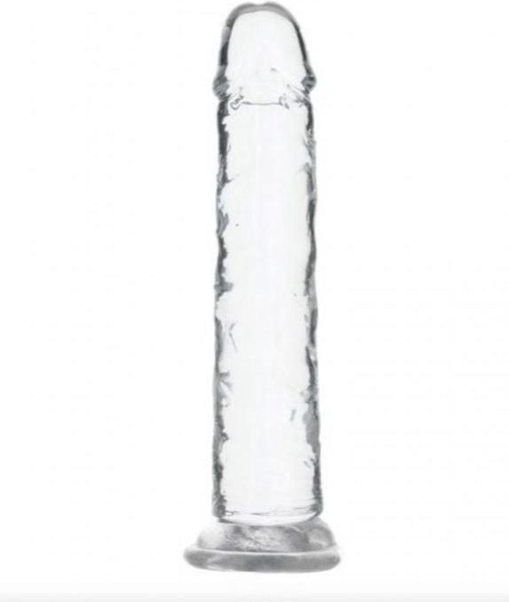 Addiction Crystal - Transparante Dildo - 18 cm