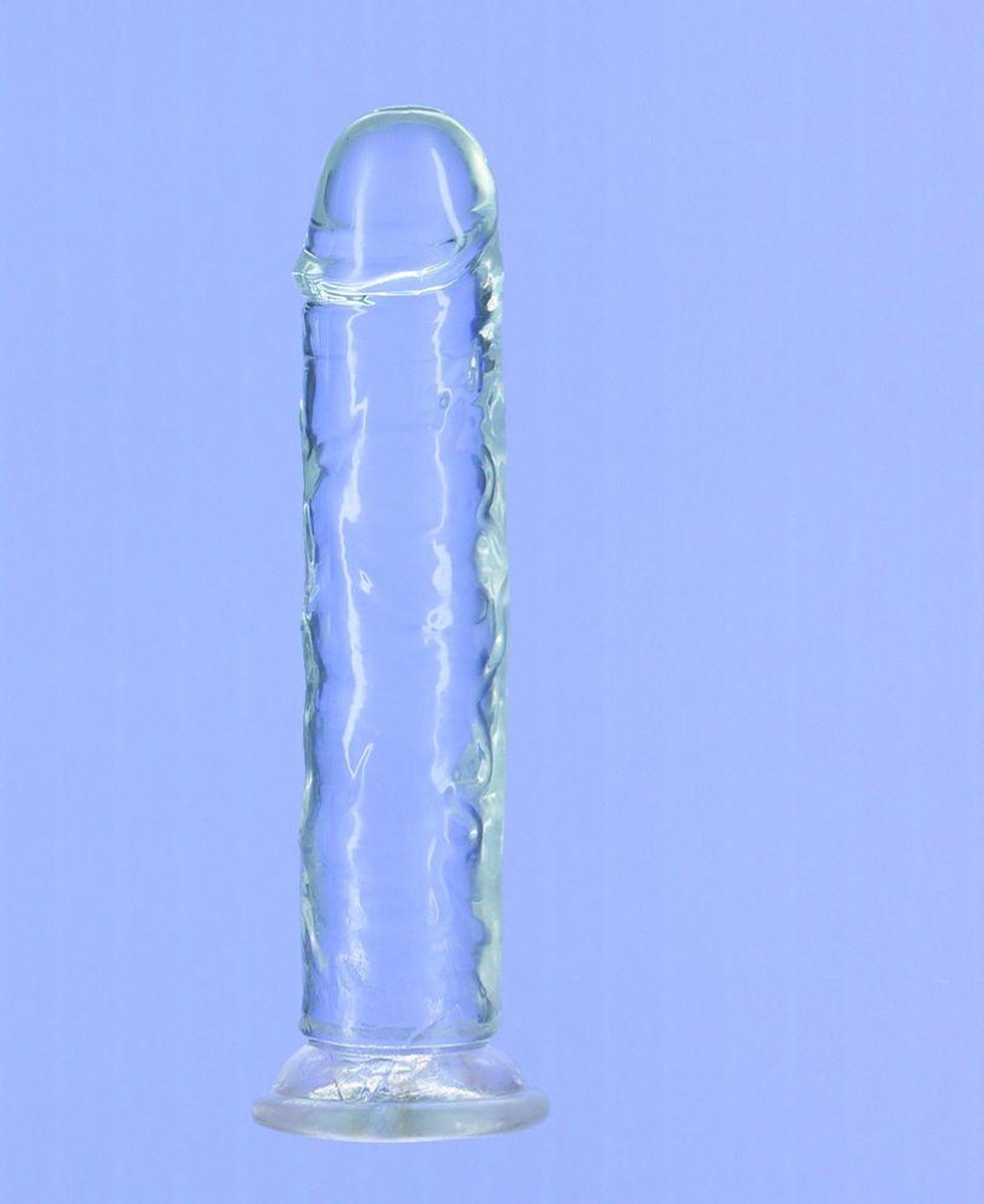 Addiction Crystal - Transparante Dildo - 18 cm