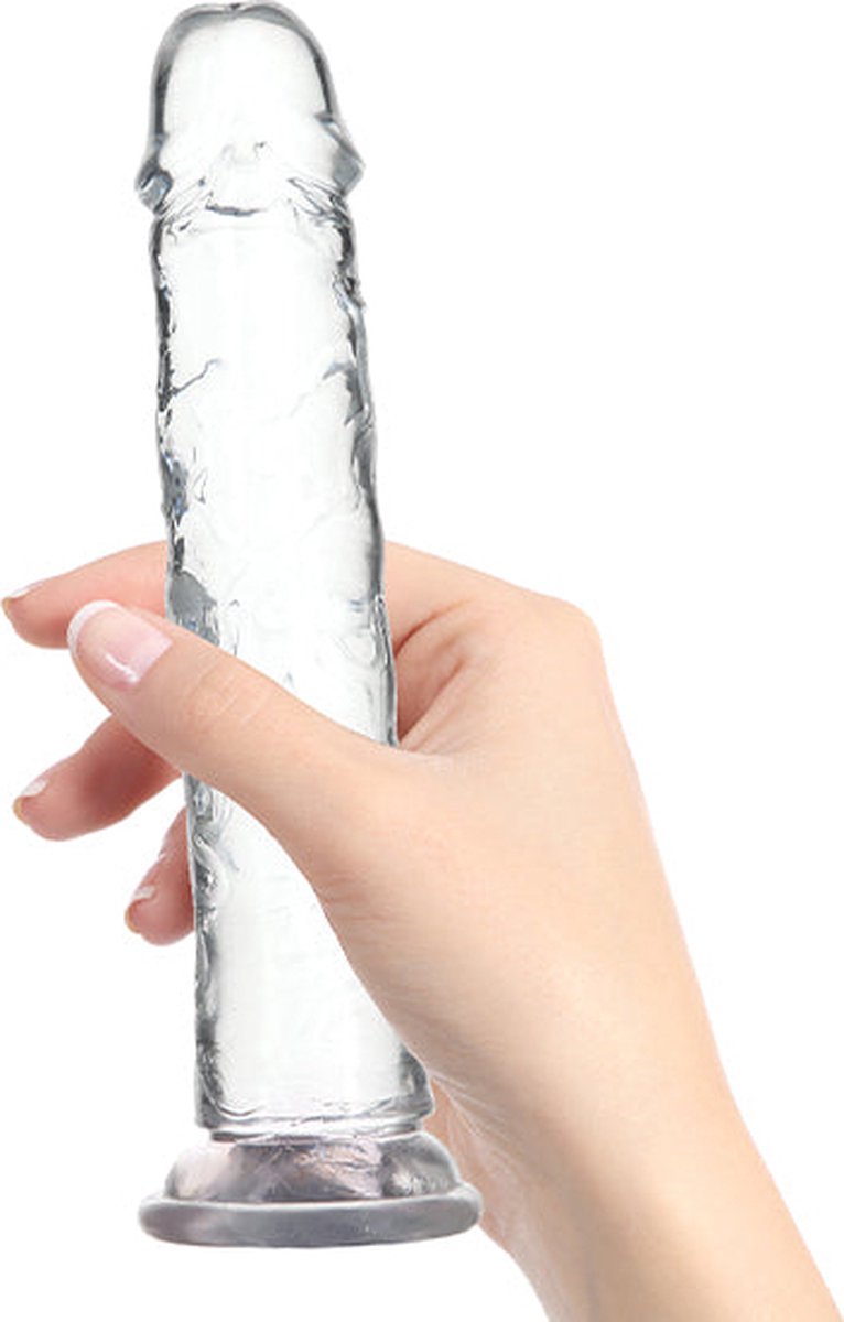 Addiction Crystal - Transparante Dildo - 20 cm