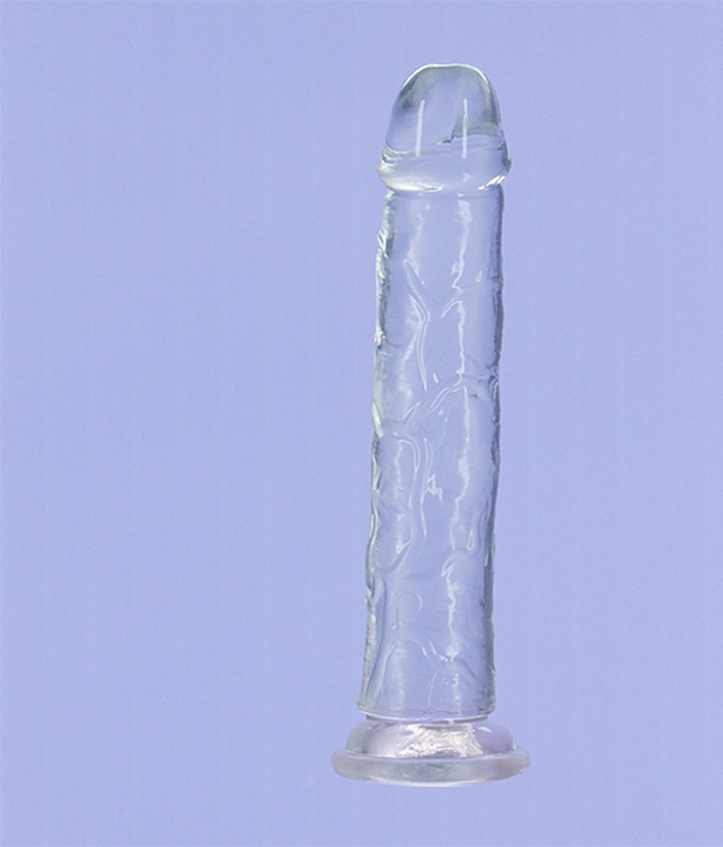 Addiction Crystal - Transparante Dildo - 20 cm