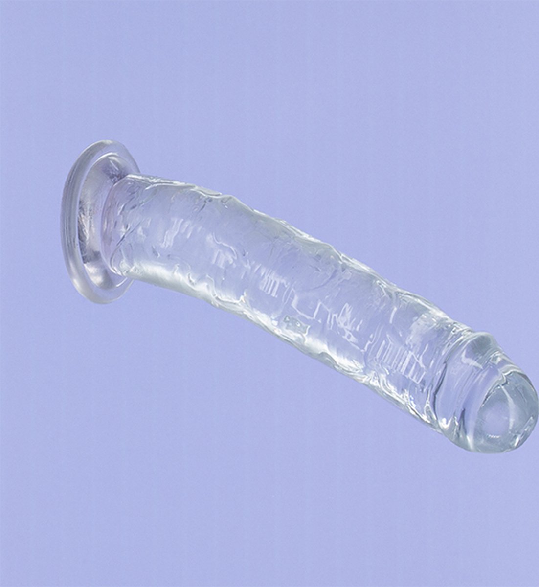 Addiction Crystal - Transparante Dildo - 20 cm