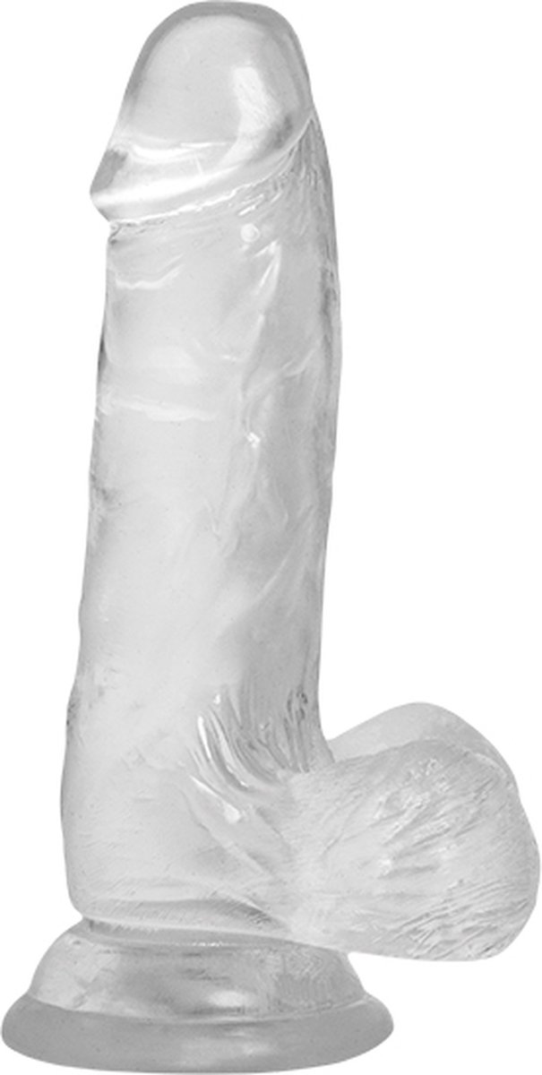 Addiction Crystal - Transparante Dildo - 15 cm