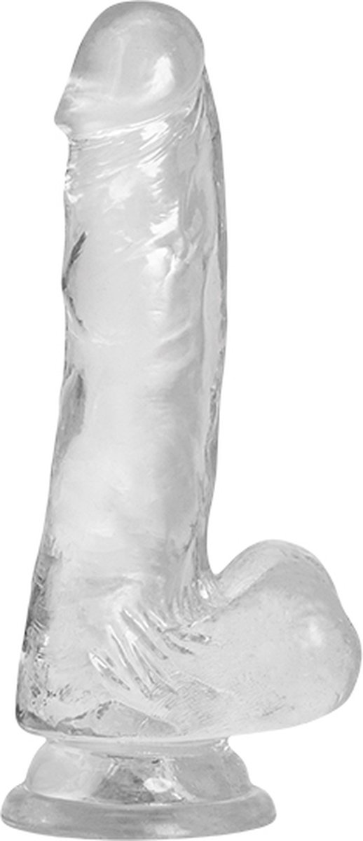 Addiction Crystal - Transparante Dildo - 18 cm