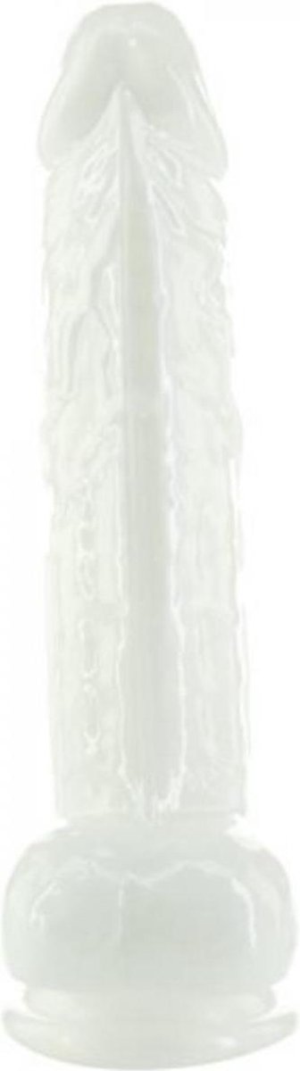 Addiction - Pearl Dildo Met Zuignap - 21,5 cm - Silver