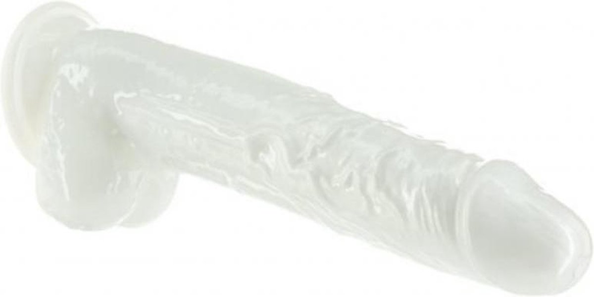 Addiction - Pearl Dildo Met Zuignap - 21,5 cm - Silver