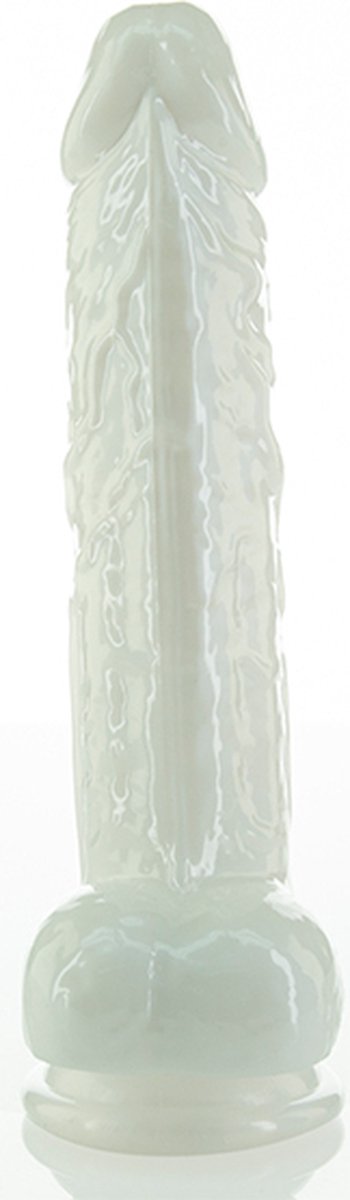 Addiction - Pearl Dildo Met Zuignap - 21,5 cm - Silver
