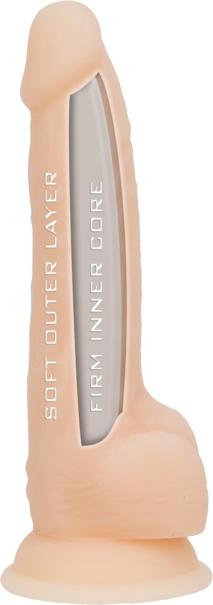 Naked Addiction Realistische Dildo - 20 cm - Beige