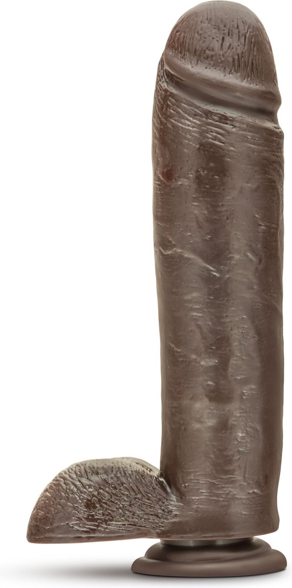 Dr Skin Dr. Skin - Mr. Mister Dildo Met Zuignap 26 cm - Chocolate - Bruin