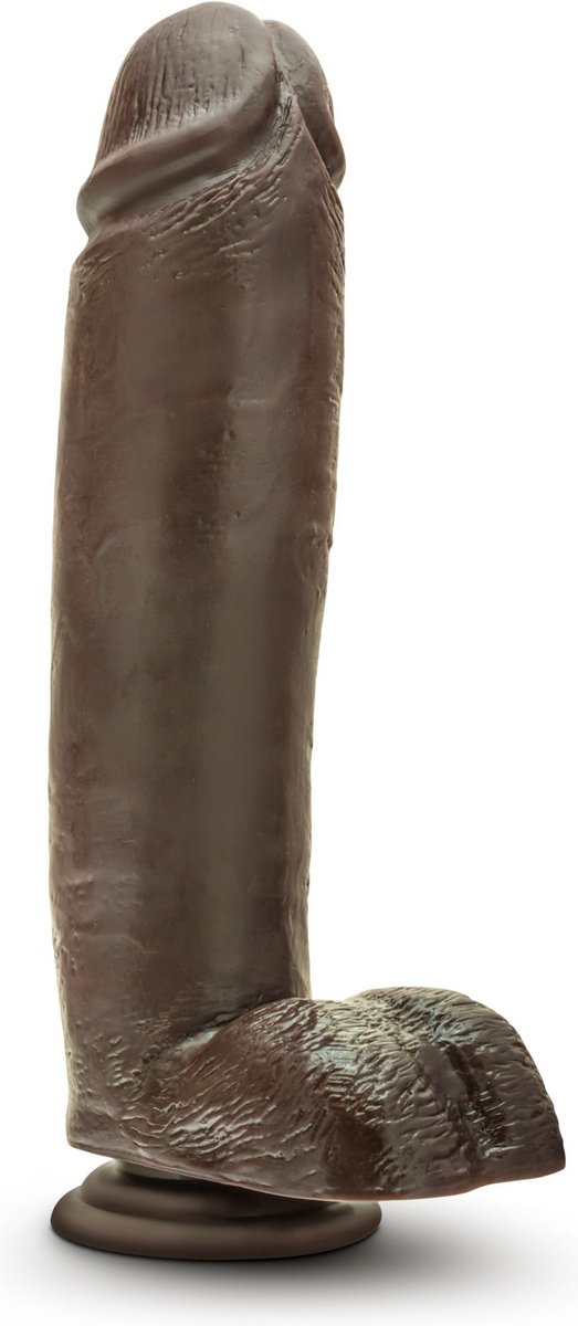Dr Skin Dr. Skin - Mr. Mister Dildo Met Zuignap 26 cm - Chocolate - Bruin