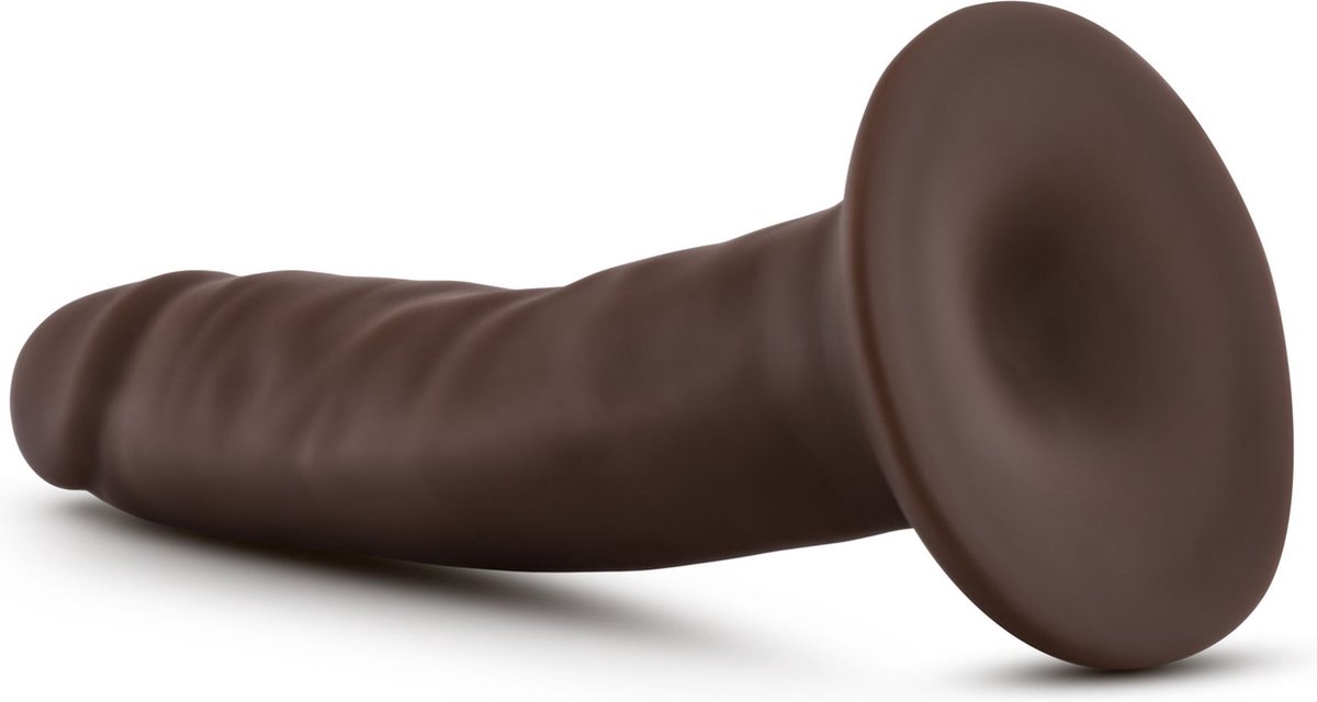 Dr Skin Dr. Skin - Realistische Dildo Met Zuignap 14 cm - Chocolate - Bruin