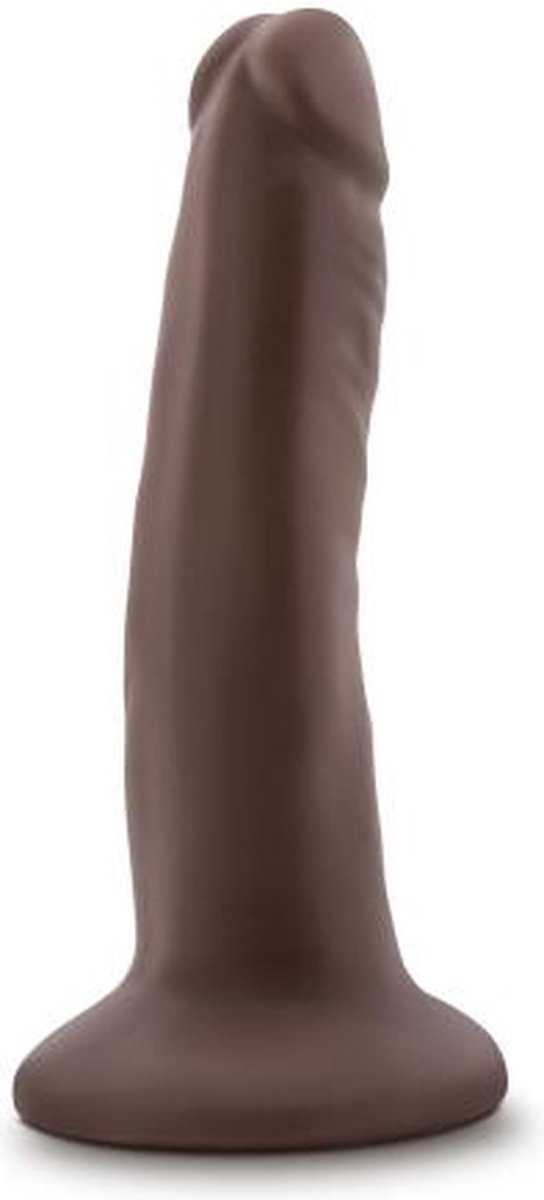 Dr Skin Dr. Skin - Realistische Dildo Met Zuignap 14 cm - Chocolate - Bruin