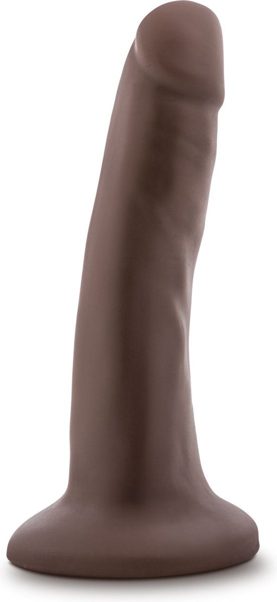Dr Skin Dr. Skin - Realistische Dildo Met Zuignap 14 cm - Chocolate - Bruin