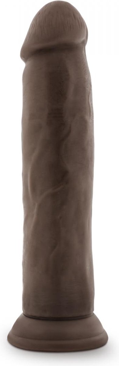Dr Skin Dr. Skin - Realistische Dildo Met Zuignap 24 cm - Chocolate - Bruin