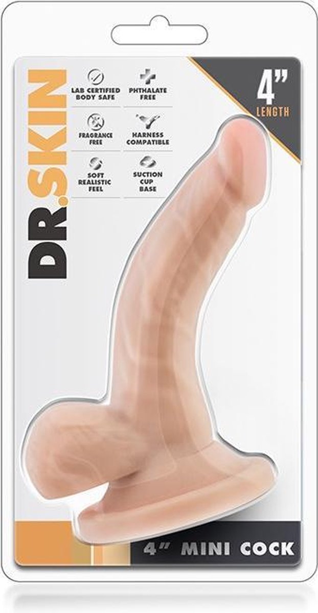 Dr Skin Dr. Skin - Mini Dildo Met Zuignap - - Beige
