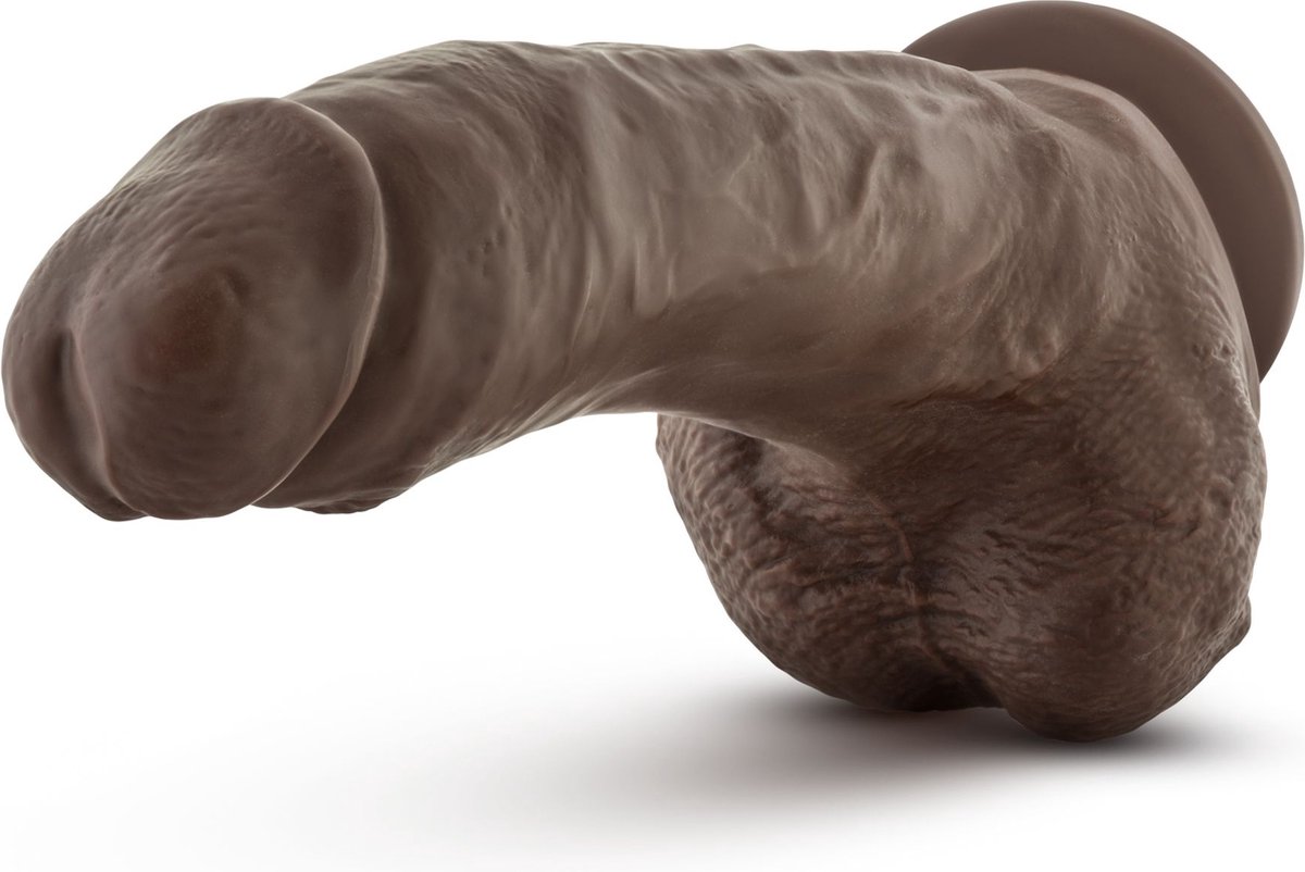 Dr Skin Dr. Skin - Mr. Mayor Dildo Met Zuignap 21 cm - Chocolate - Bruin