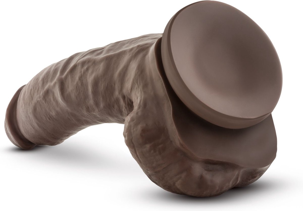 Dr Skin Dr. Skin - Mr. Mayor Dildo Met Zuignap 21 cm - Chocolate - Bruin
