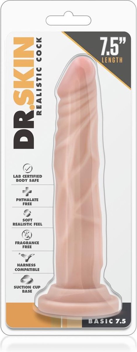 Dr Skin Dr. Skin - Realistische Dildo Met Zuignap - - Beige