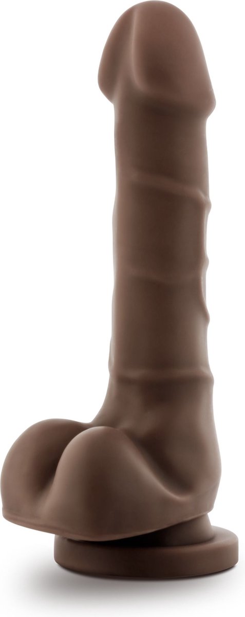 Dr Skin Dr. Skin - Realistische Dildo Met Zuignap 20 cm - Chocolate - Bruin