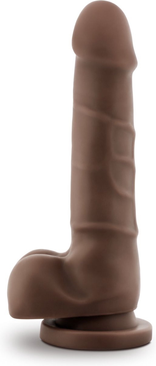 Dr Skin Dr. Skin - Realistische Dildo Met Zuignap 20 cm - Chocolate - Bruin