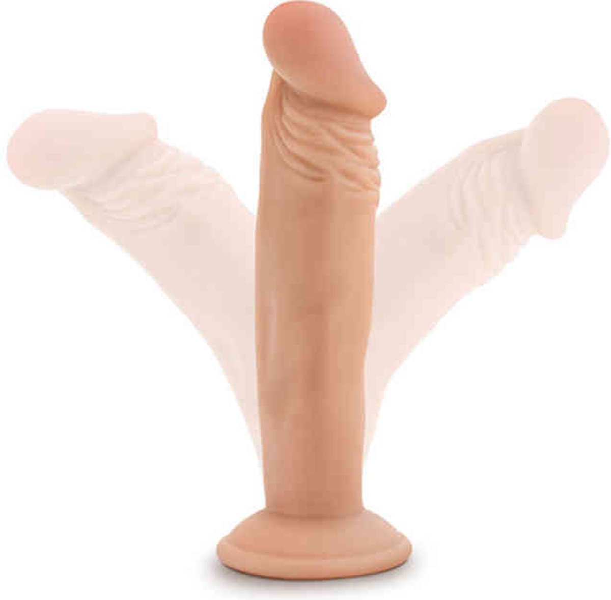 Dr Skin Dr. Skin - Dr. Small Dildo Met Zuignap - Vanilla - Beige