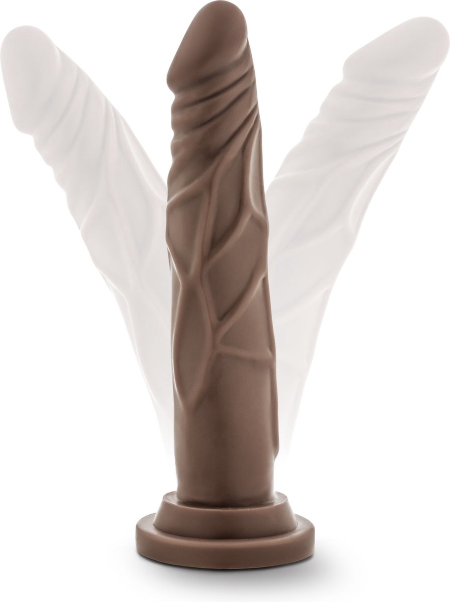 Dr Skin Dr. Skin - Realistische Dildo Met Zuignap - Chocolate - Bruin