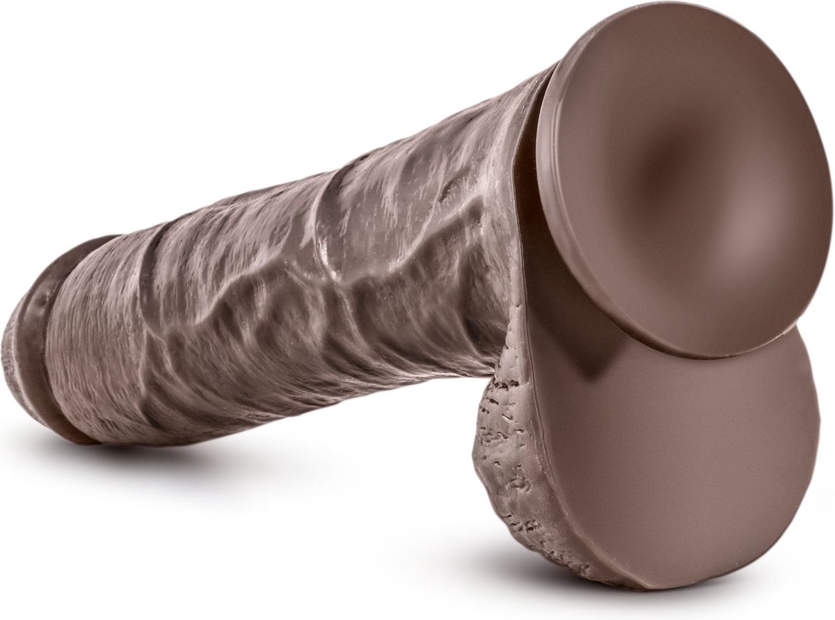 Dr Skin Dr. Skin - Mr. Savage Dildo Met Zuignap 29 cm - Chocolate - Bruin