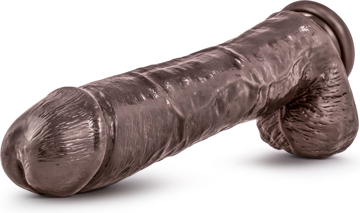 Dr Skin Dr. Skin - Mr. Savage Dildo Met Zuignap 29 cm - Chocolate - Bruin