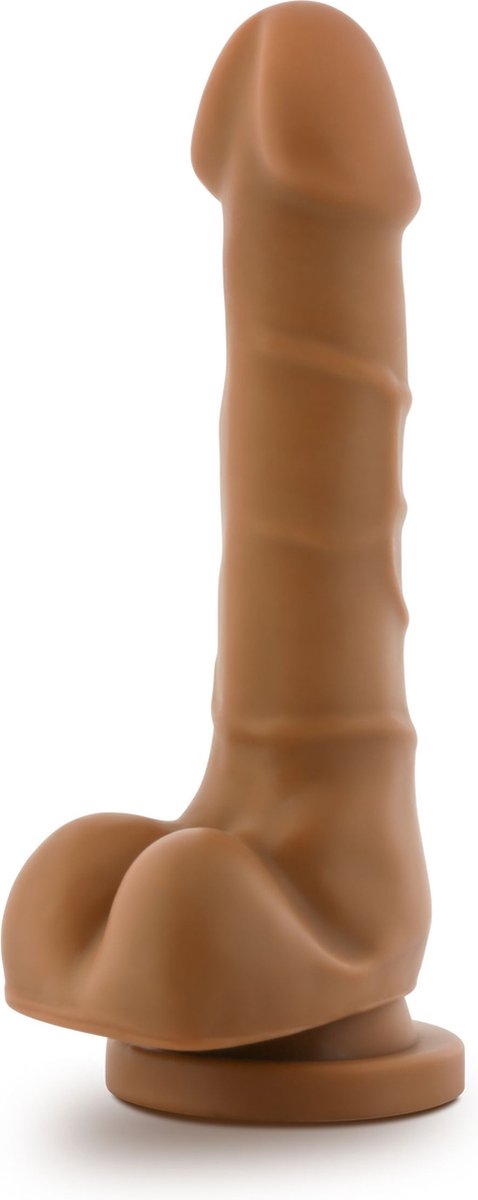 Dr Skin Dr. Skin - Realistische Dildo Met Zuignap 20 cm - Mocha - Bruin