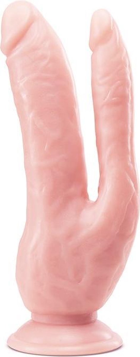 Dr Skin Dr. Skin - Dubbele Dildo 21 cm - Vanilla - Beige