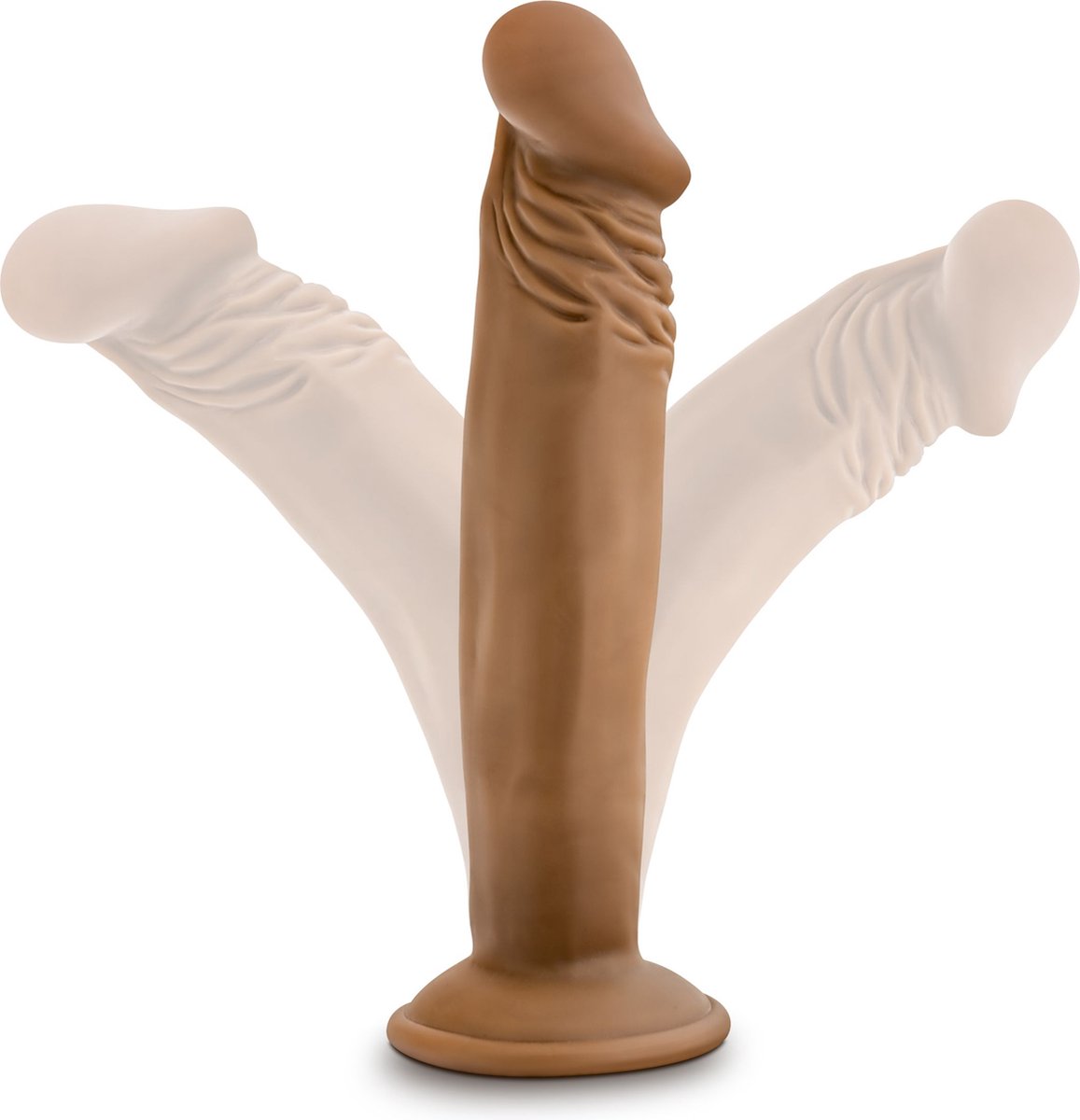 Dr Skin Dr. Skin - Dr. Small Dildo Met Zuignap - Mocha - Bruin