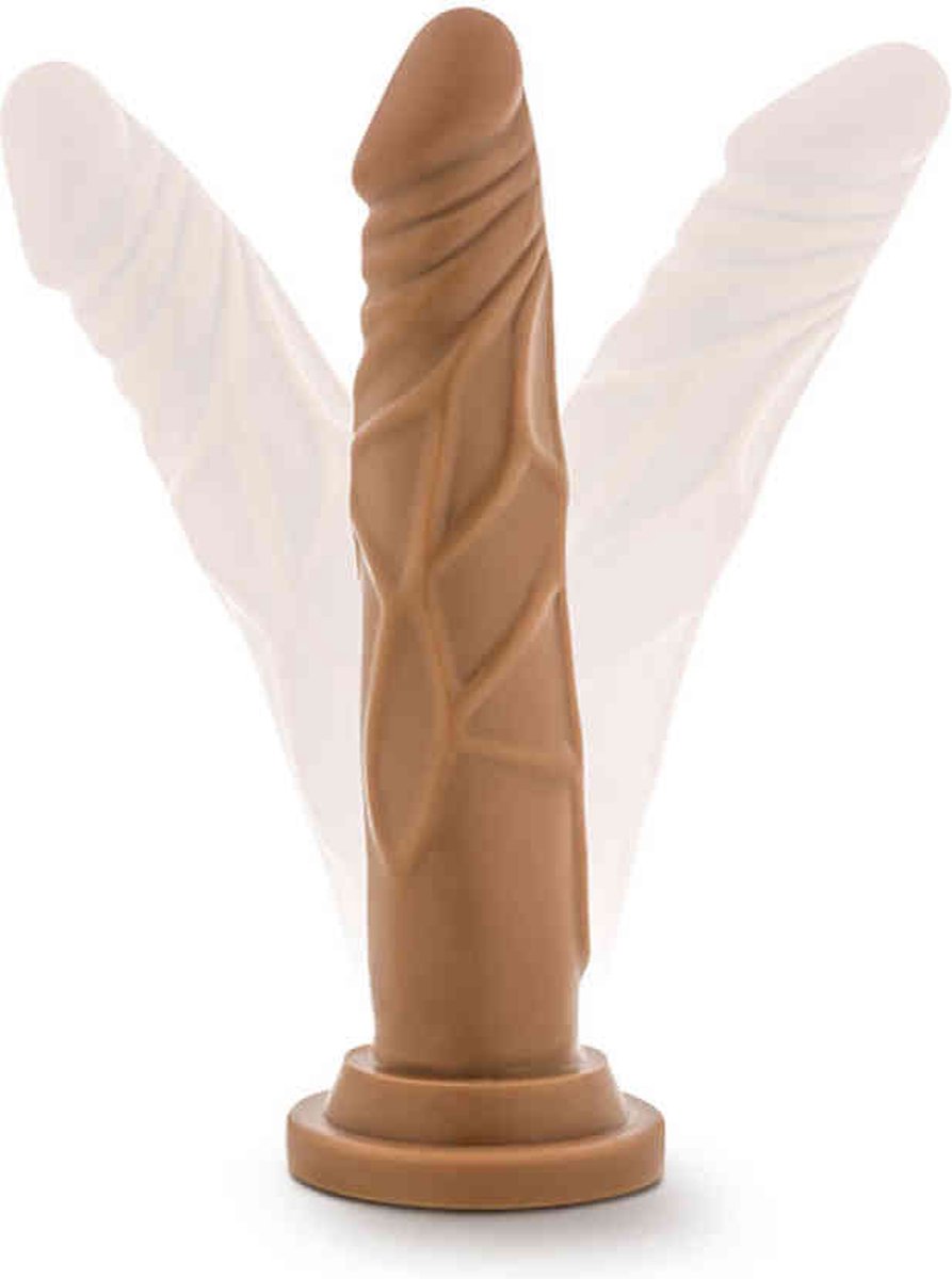Dr Skin Dr. Skin - Realistische Dildo Met Zuignap - Mocha - Bruin